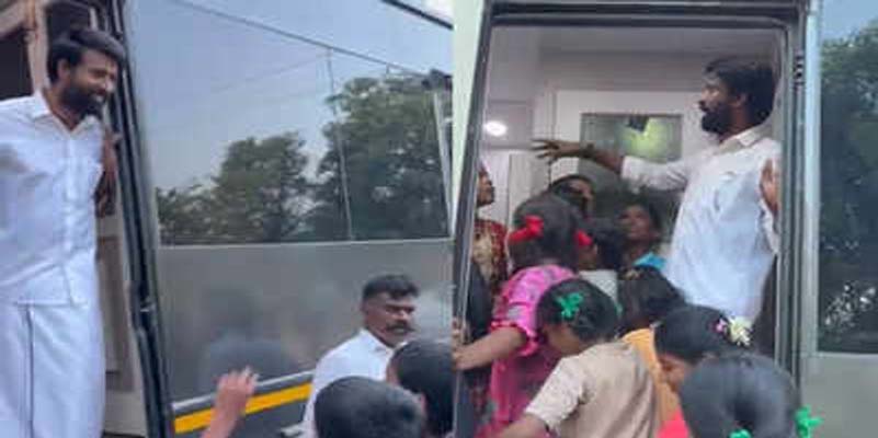 குழந்தைகளின் ஆசையை நிறைவேற்றிய சூரி ! வைரலாகும் சூரியின் காணொளி!