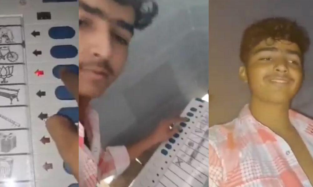 உத்தரபிரதேசத்தில் பாஜகவுக்கு 8 முறை வாக்களித்த இளைஞர் – இணையத்தில் வைரல்