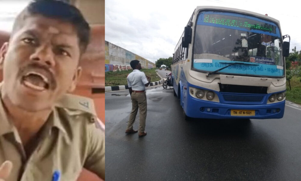 போலீசா?.. போக்குவரத்து துறையா?.. இருதுறை செயலாளர்கள் போச்சுவார்த்தை!