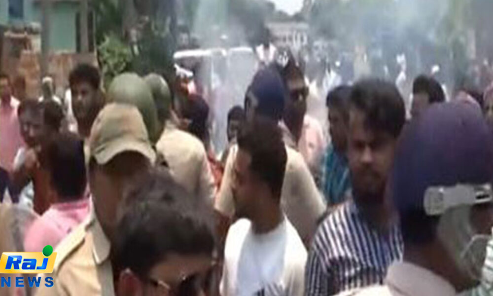 பாஜக வேட்பாளருக்கு எதிராக பொதுமக்கள் போராட்டம்.. வாக்குச்சாவடி மையத்தில் பரபரப்பு..